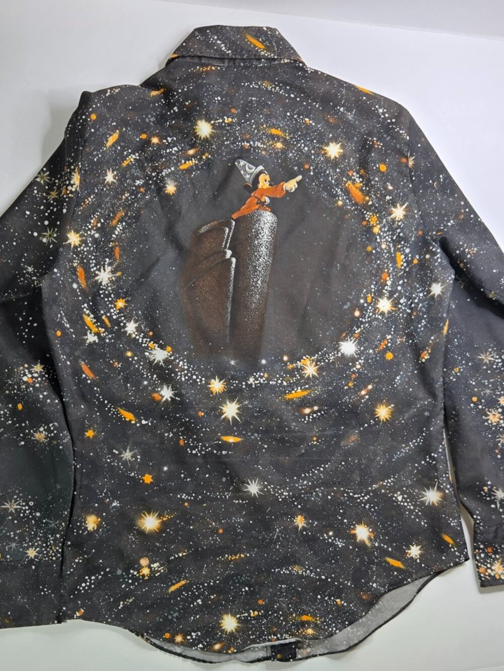 Vintage Kennington LTD Sorcerer Mickey Button Down Size Large Disney